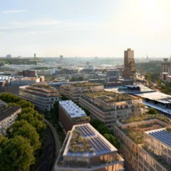 Här byggs världens största trästadskvarter - i Sverige