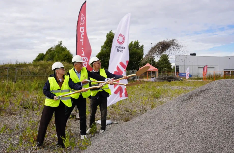 Här startar bygget av stora återvinningscentralen